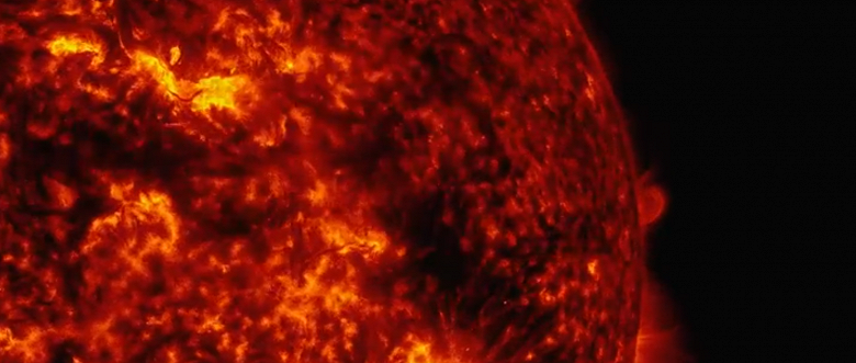 Редкую &laquo;чёрную&raquo; вспышку на Солнце сняли на видео